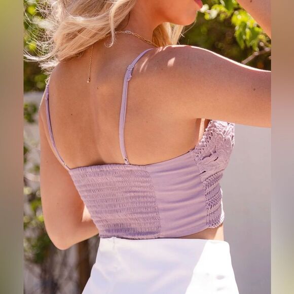 NWT crochet crop top - Picture 2 of 5